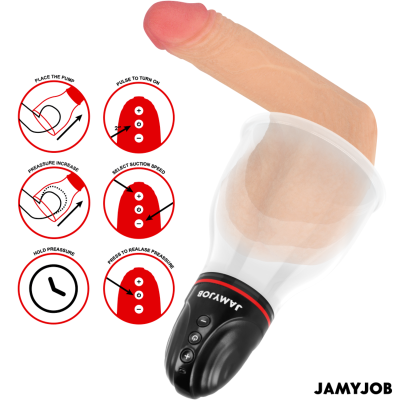 JAMYJOB XPAND LITE BOMBA AUTOMATICA DE TESTICULOS 3 NIVELES DE SUCCIONADOR GRIS