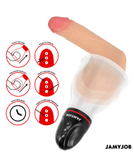 JAMYJOB XPAND LITE BOMBA AUTOMATICA DE TESTICULOS 3 NIVELES DE SUCCIONADOR GRIS