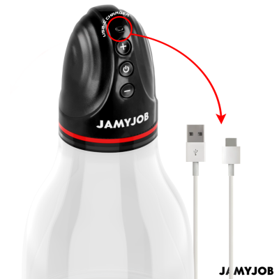 JAMYJOB XPAND LITE BOMBA AUTOMATICA DE TESTICULOS 3 NIVELES DE SUCCIONADOR GRIS