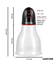 JAMYJOB XPAND LITE BOMBA AUTOMATICA DE TESTICULOS 3 NIVELES DE SUCCIONADOR GRIS