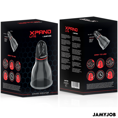 JAMYJOB XPAND LITE BOMBA AUTOMATICA DE TESTICULOS 3 NIVELES DE SUCCIONADOR GRIS