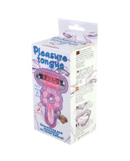 BAILE ANILLO SILICONA 10 RITMOS LENGUA CON VIBRACION ROSA