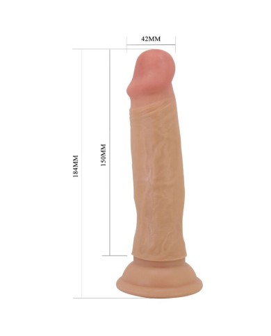 PRETTY LOVE QUENTIN DILDO REALISTICO 18 CM NATURAL