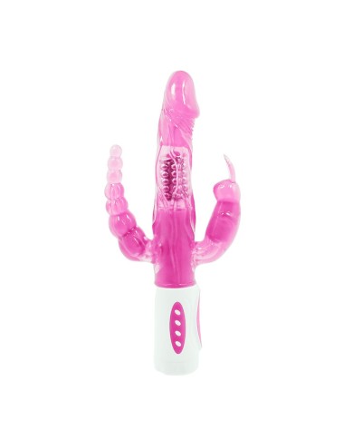 BAILE PRETTY BUNNY TRIPLE VIBRADOR ROTADOR BAILE PRETTY BUNNY TRIPLE VIBRADOR ROTADOR