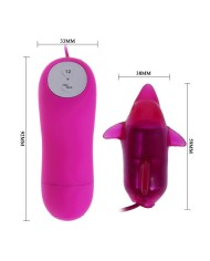 BAILE CUTE SECRET DELFIN VIBRADOR 12V