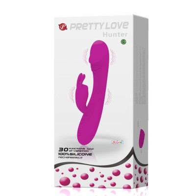 PRETTY LOVE SMART VIBRADOR CON RABBIT 30 MODOS HUNTER