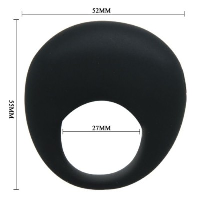 PRETTY LOVE TRAP ANILLO VIBRADOR NEGRO