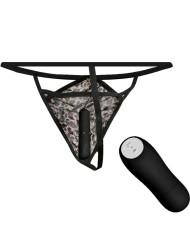 BAILE TANGA CON BALA VIBRADORA Y CONTROL REMOTO NEGRO