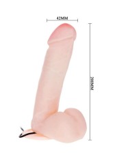 BAILE DILDO REALISTICO CON VIBRACION Y ROTACION 20 CM