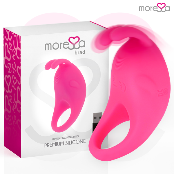 MORESSA BRAD PREMIUM SILICONE RECARGABLE ROSA