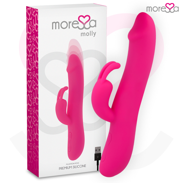MORESSA MOLLY IMPULSOR UPDOWN Y POTENTE VIBRACION PREMIUM SILICONE RECARGABLE