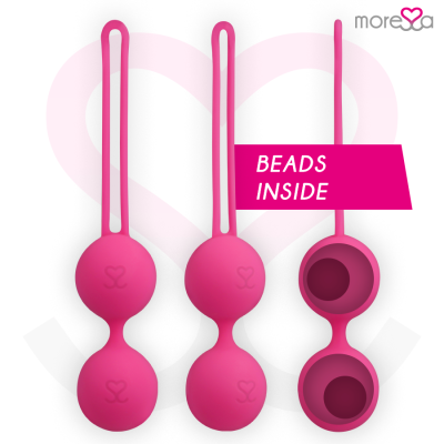 MORESSA OSIAN TWO ENTRENAMIENTO SUELO PELVICO 101gr PREMIUM SILICONA ROSA
