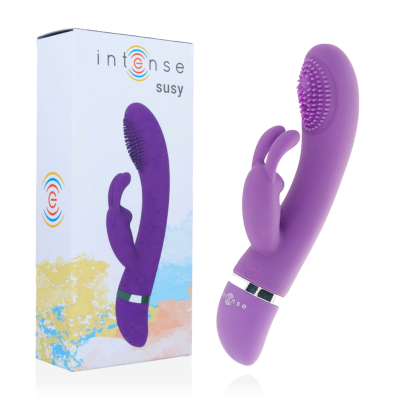 INTENSE SUSY VIBRADOR OSCILANTE SILICONA RABBIT LILA