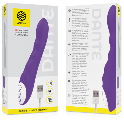 GALATEA DANTE VIBRADOR LILA MANDO CONTROL REMOTO WATCHME
