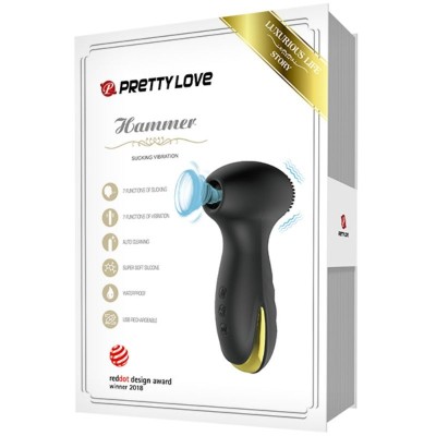 PRETTY LOVE SMART HAMMER VIBRACION Y SUCCIONADOR