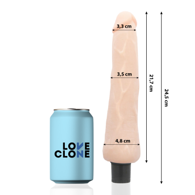 LOVECLONE RAGNAR VIBRADOR REALISTICO SELF LUBRICATION 245 CM O 35 CM