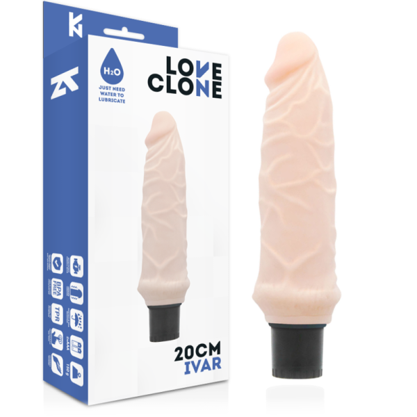 LOVECLONE IVAR VIBRADOR REALISTICO SELF LUBRICATION 20 CM O 37 CM