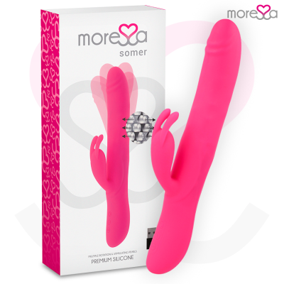 MORESSA SOMER ROTADOR PERLADO Y POTENTE VIBRACION SILICONA PREMIUM