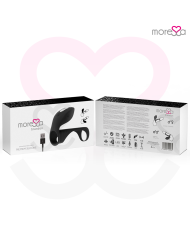 MORESSA BRANDON POTENTE ANILLO VIBRADOR CON FUNDA DE ENGROSAMIENTO MASCULINO