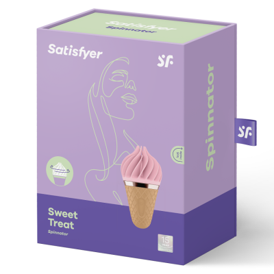 SATISFYER SWEET TREAT SPINNATOR MARRON ROSA