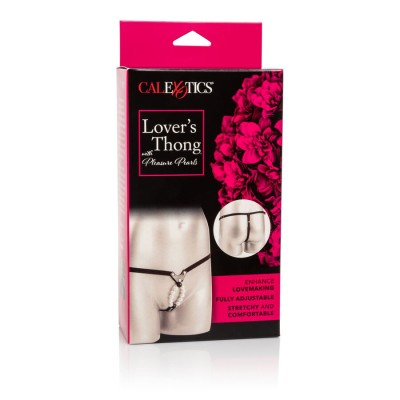 CALEXOTICS LOVERS TANGA CON PERLAS DE PLACER