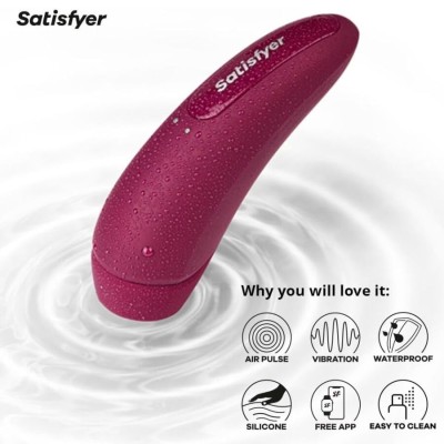 SATISFYER CURVY 1 ROJO ROSADO