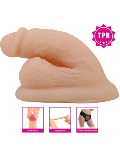 PRETTY LOVE WILDON DILDO ULTRA REALISTICO Y ELASTICO 10 CM NATURAL