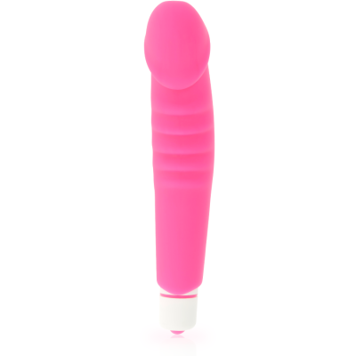 DOLCE VITA REALISTIC PLEASURE VIBRADOR SILICONA ROSA