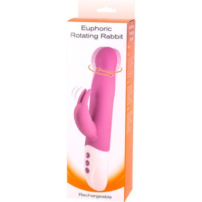 SEVEN CREATIONS EUPHORIC VIBRADOR CONEJITO CON ROTACION LILA