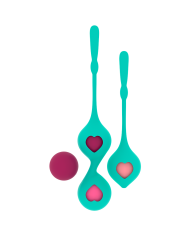 SET DEVA RITUAL ENTRENAMIENTO PELVICO VERDE AQUA