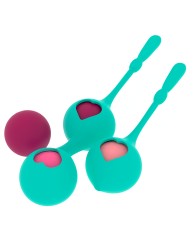 SET DEVA RITUAL ENTRENAMIENTO PELVICO VERDE AQUA