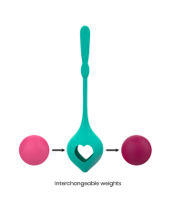 SET DEVA RITUAL ENTRENAMIENTO PELVICO VERDE AQUA