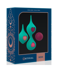 SET DEVA RITUAL ENTRENAMIENTO PELVICO VERDE AQUA