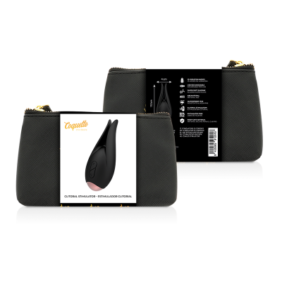 COQUETTE CHIC DESIRE ESTIMULADOR CLITORIS NEGRO GOLD FLOR