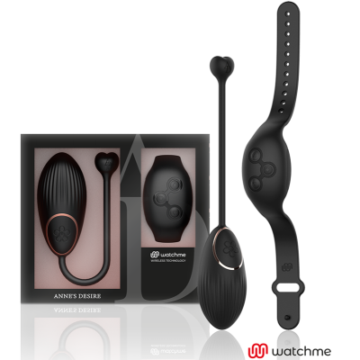 ANNE S DESIRE HUEVO CONTROL REMOTO TECNOLOGIA WATCHME NEGRO