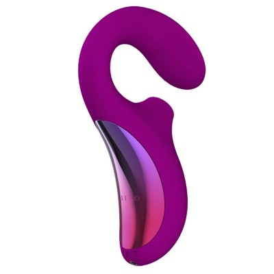LELO ENIGMA DOBLE ESTIMULACION SUCCION MASAJEADOR MORADO