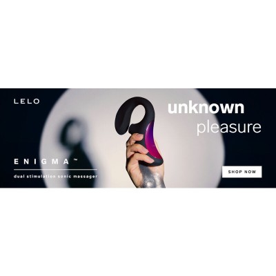 LELO ENIGMA DOBLE ESTIMULACION SUCCION MASAJEADOR MORADO