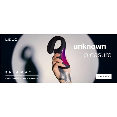 LELO ENIGMA DOBLE ESTIMULACION SUCCION MASAJEADOR MORADO