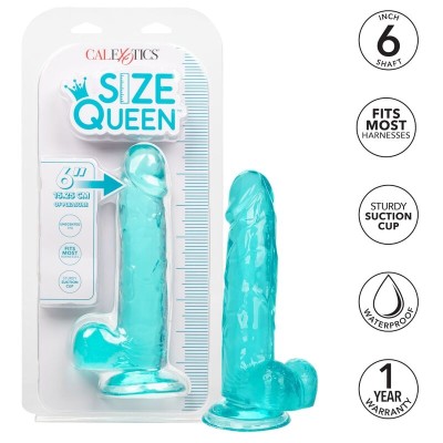CALEXOTICS SIZE QUEEN DILDO AZUL 153 CM