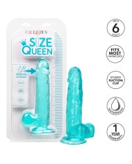CALEXOTICS SIZE QUEEN DILDO AZUL 153 CM