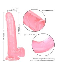 CALEXOTICS SIZE QUEEN DILDO ROSA 203 CM