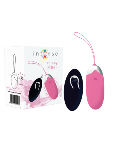INTENSE FLIPPY II HUEVO RECARGABLE REMOTO ROSA INTENSE FLIPPY II HUEVO RECARGABLE REMOTO ROSA