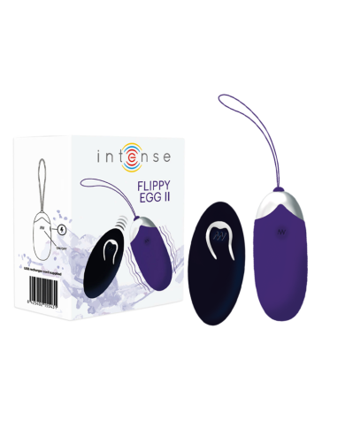 INTENSE FLIPPY II HUEVO RECARGABLE REMOTO LILA INTENSE FLIPPY II HUEVO RECARGABLE REMOTO LILA