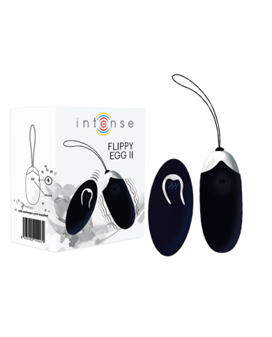 INTENSE FLIPPY II HUEVO RECARGABLE REMOTO NEGRO INTENSE FLIPPY II HUEVO RECARGABLE REMOTO NEGRO