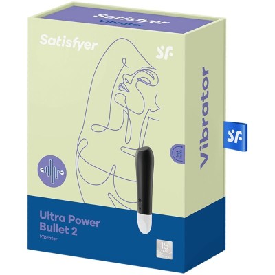 SATISFYER ULTRA POWER BULLET 2 BALA VIBRADORA NEGRA