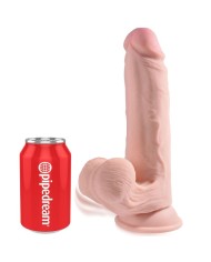 KING COCK PLUS 3D DILDO SWINGING BALLS 203 CM