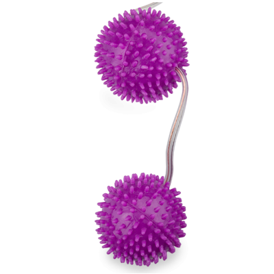 BAILE A DEEPLY PLEASURE BOLAS TEXTURADAS MORADO 360 CM