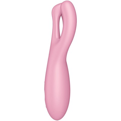 SATISFYER THREESOME 4 VIBRADOR APP ROSA