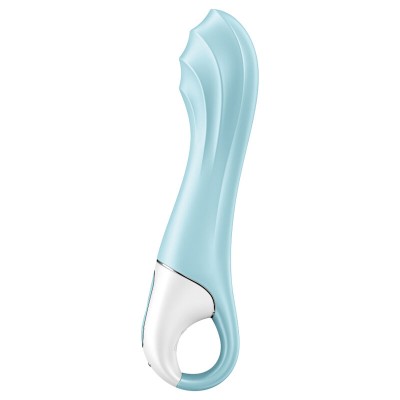 SATISFYER AIR PUMP VIBRATOR 5 VIBRADOR PUNTO G INFLABLE APP AZUL