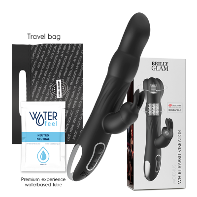 BRILLY GLAM MOEBIUS RABBIT VIBRATOR ROTATOR MANDO CONTROL REMOTO WATCHME